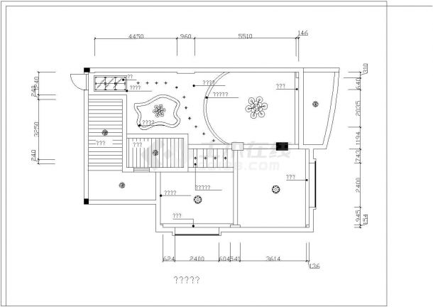 惠誉花园家装设计详细完整的cad图纸-图二