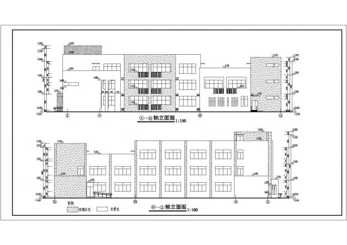 3层6班框架结构幼儿园建筑设计施工图_图1