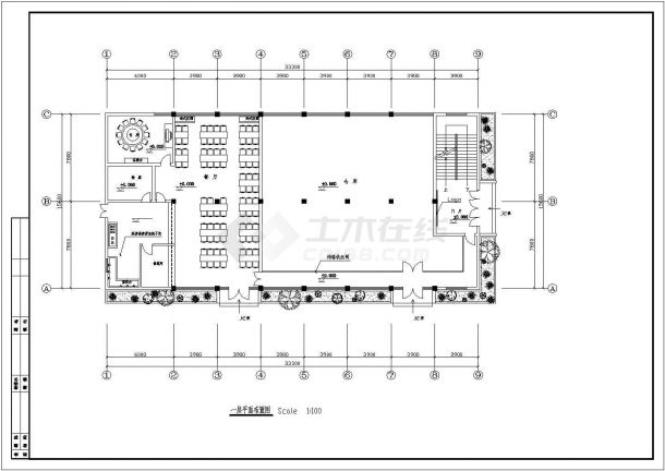 某综合楼建筑电气设计CAD施工图-图一