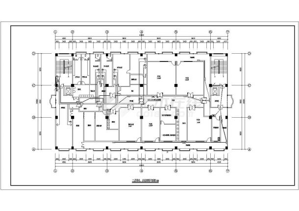 某地区急性门诊楼电气全套CAD图-图二