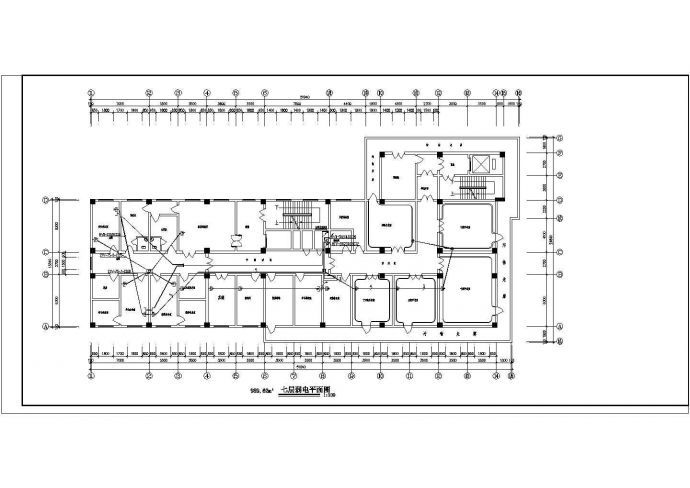 某地区医院供电室电气弱电设计CAD图_图1
