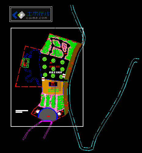 公园初步规划图设计图_图1