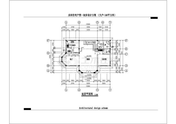 非常经典的大型多层住宅CAD设计图-图一