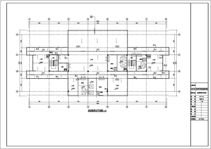 青海12层框架结构医院病房楼全套给排水施工图_图1