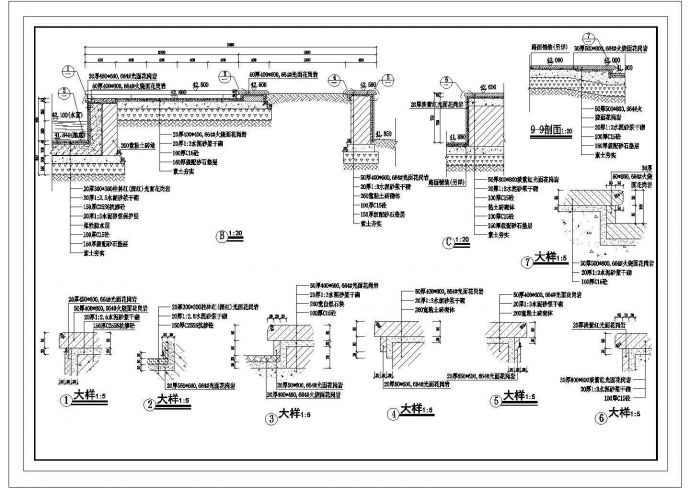 某地中国式凉亭建筑设计施工详图（全套）_图1