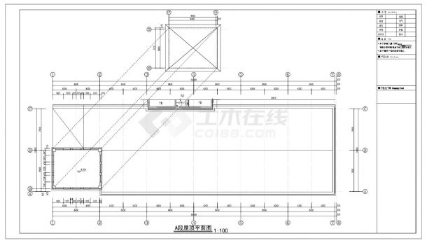 某地多栋商业楼建筑平面图-图二