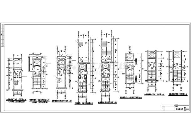 高层商住楼建筑设计CAD全套施工图-图二