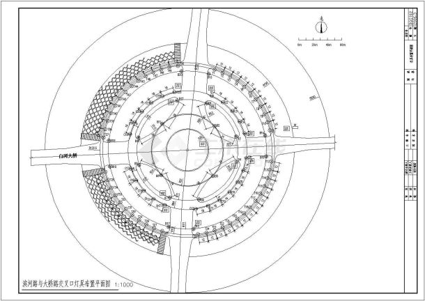 某滨河路广场照明电气设计全套施工图-图二