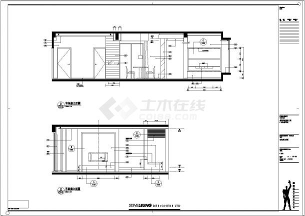 【广州】高层剪力墙结构住宅室内装修设计施工图-图二