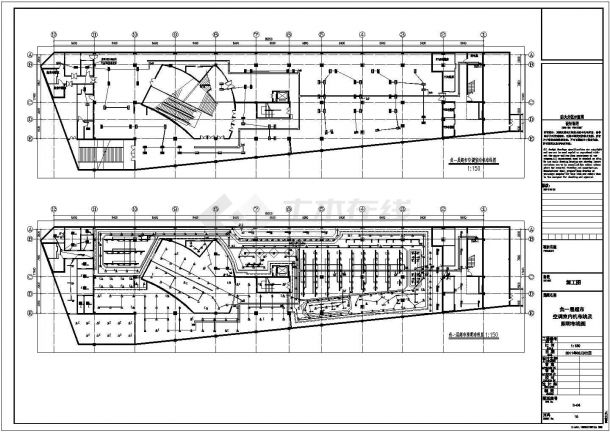 某地下一层大超市电气设计全套设计方案图-图二