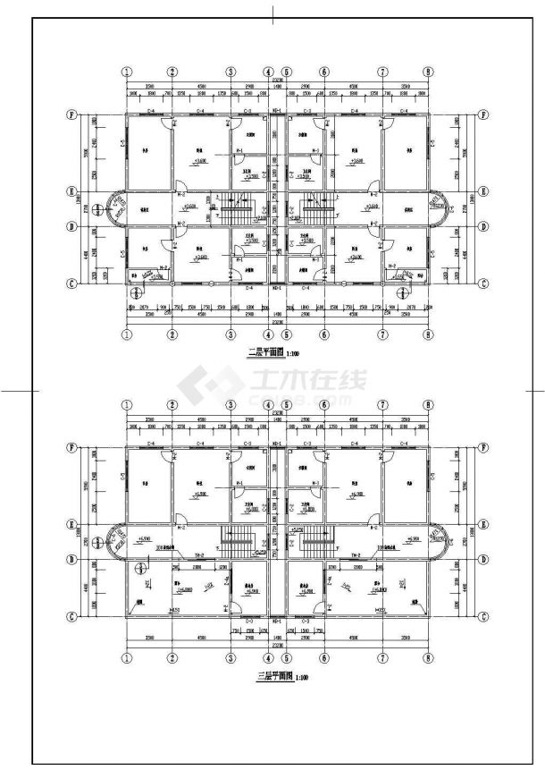 广东某地豪华别墅设计CAD全套图-图二