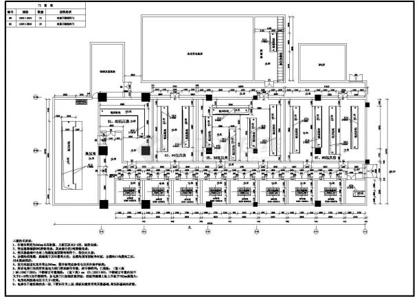 某地区大型医院高低压变配电所全套设计cad施工图-图二