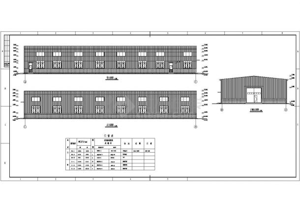 新疆某18米跨门式钢架厂房结构设计图-图一