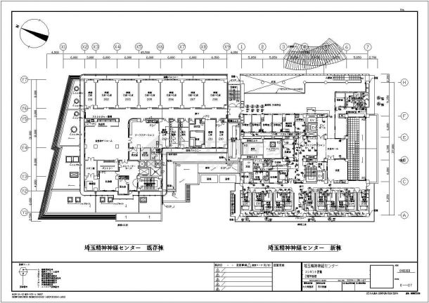 某地区某医院(9)号楼电气配电设计cad施工图-图二