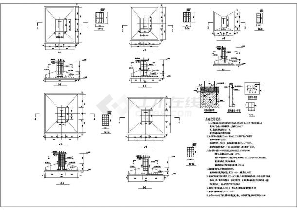 某地区单层厂房门式刚架结构施工图-图二