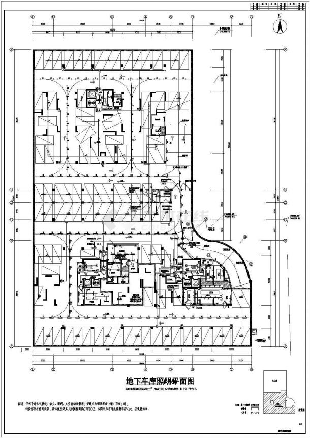 地下室战时人防工程供配电设计施工图-图二