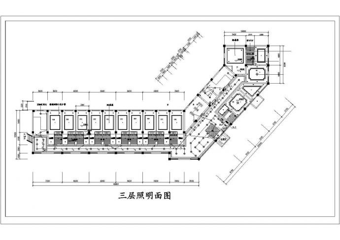某地区宾馆电气改造工程设计CAD图_图1
