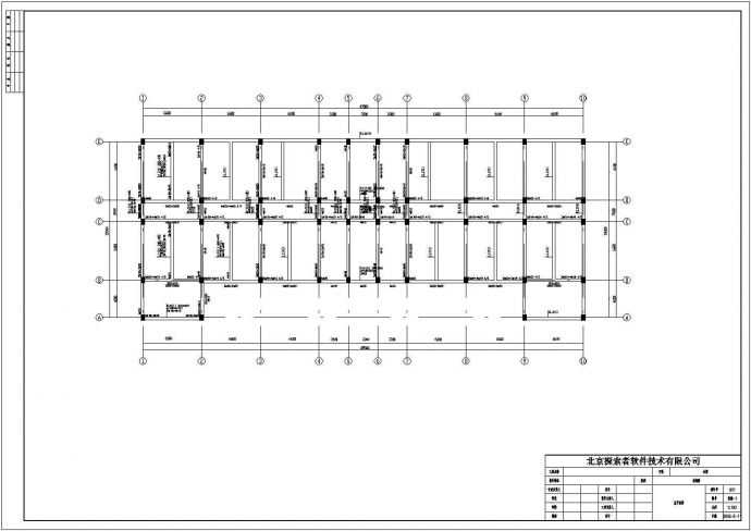 某五层框架结构行政综合楼结构施工图_图1