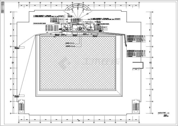 某地区学校综合楼动力电气施工平面图-图二
