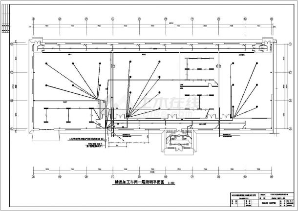 某生物科技公司单层门式钢架结构车间全套施工图纸-图二
