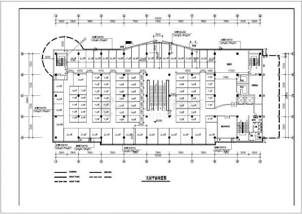 某银泰服饰城建筑结构设计CAD施工图纸-图二