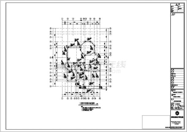 深圳某两层框架结构别墅全套建筑施工图-图二