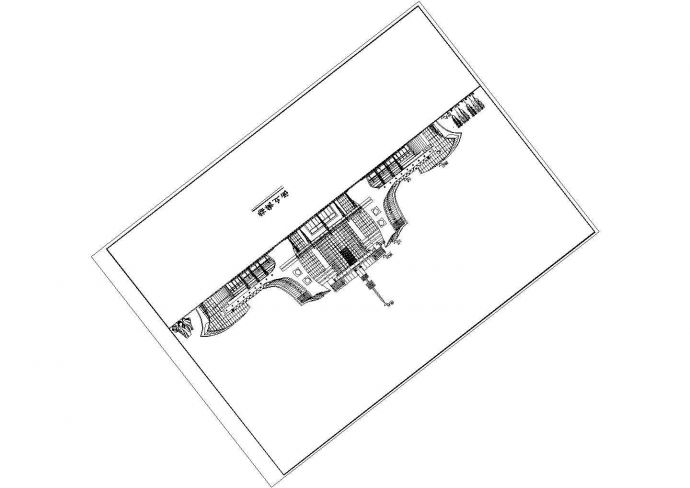某地综合客运站建筑设计方案cad图_图1