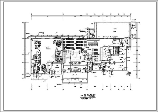 某公司单层钢结构售楼部建筑设计方案图-图二