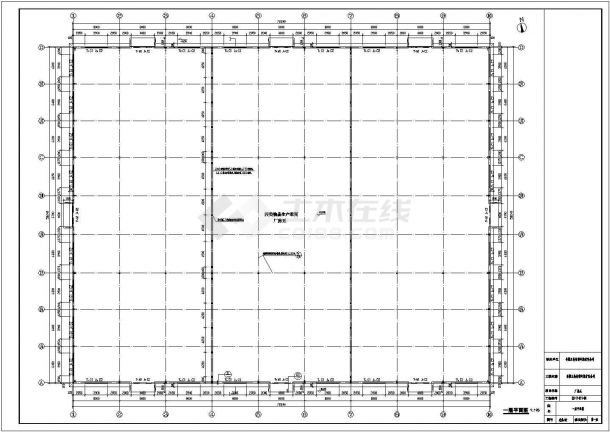 某单层钢结构厂房结构设计施工图（含建筑设计）-图二