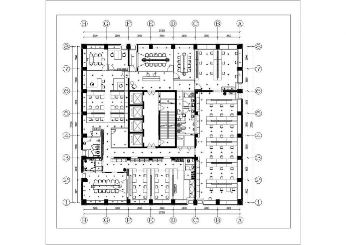 某地高层办公楼建筑装饰设计施工图_图1