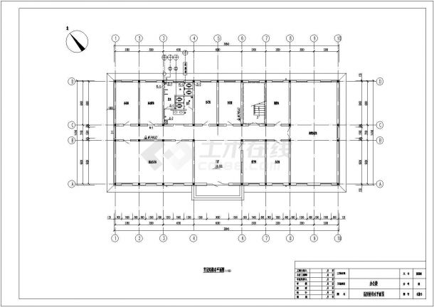 某钢铁厂厂区内车间及食堂给排水施工图-图一