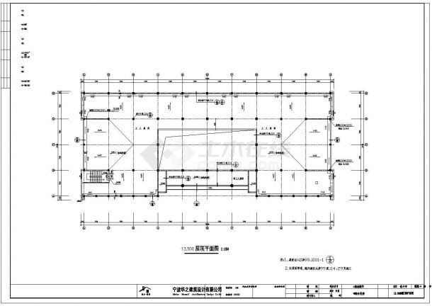  Construction drawing of a 7990m2 comprehensive building - Figure 2