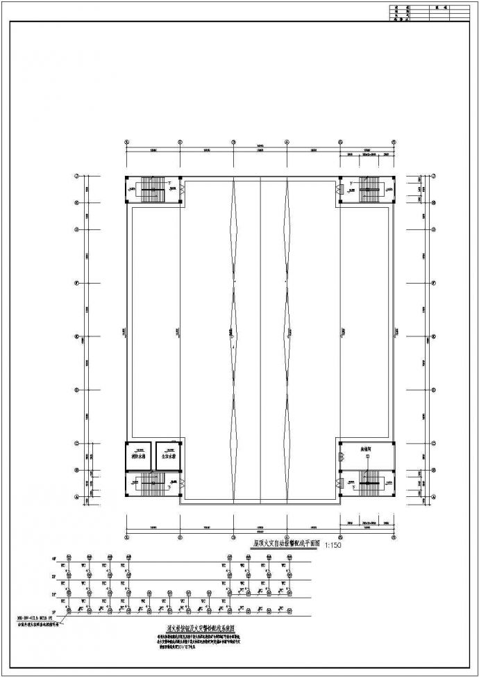 某地区自助餐饮中心电气设计CAD图_图1