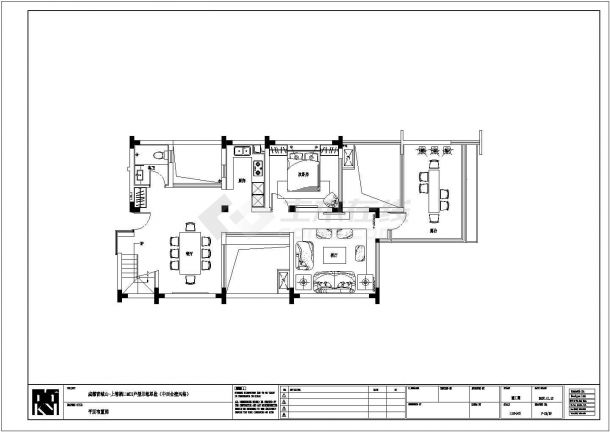 成都三层框架结构花园洋房（跃层）室内装修设计图-图一