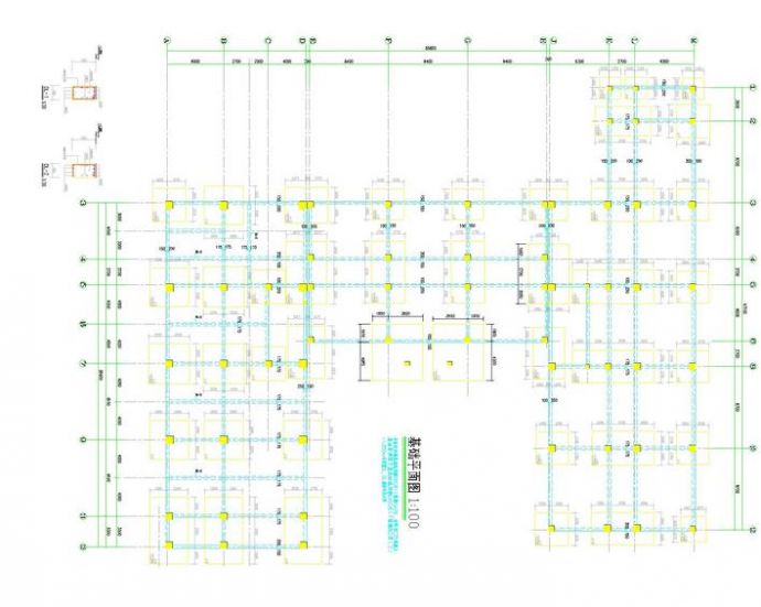 8度三类场地3层教学楼全套结构图纸_图1