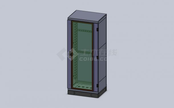 我设计的玻璃门动力柜，请大家拍砖-图一