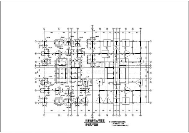 某地区二十五层剪力墙结构高层建筑结构设计施工图纸-图二