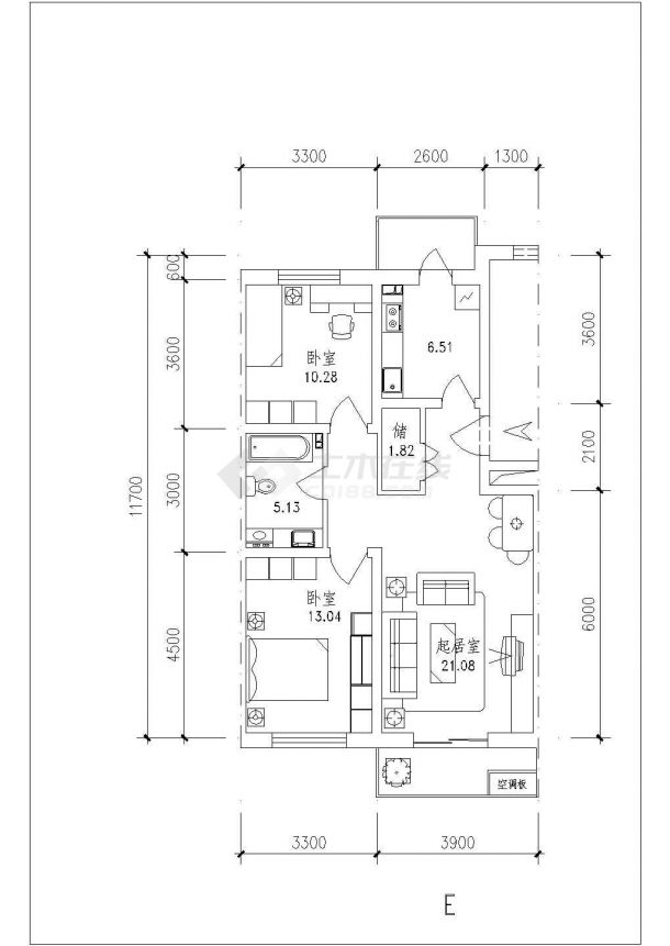 非常具有参考价值的户型平面方案设计图-图一