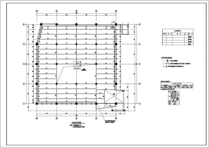 某建筑增加钢结构夹层设计施工图纸_图1