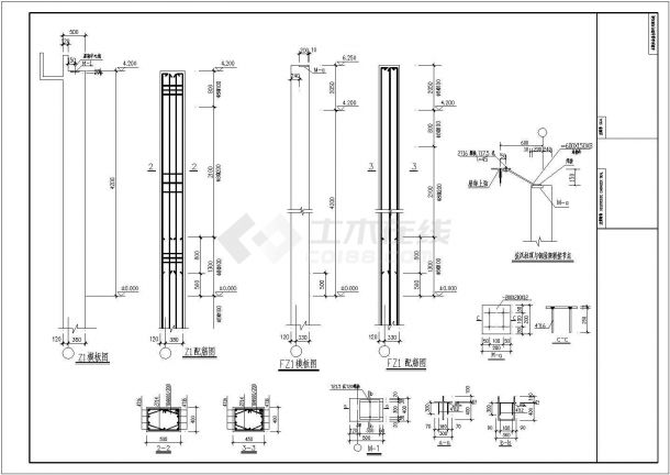 某地单层钢筋砼柱生产车间施工图（包含10m和15m屋架结构）-图一