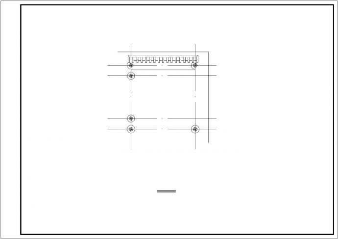 某地亭廊建筑设计方案CAD施工图_图1