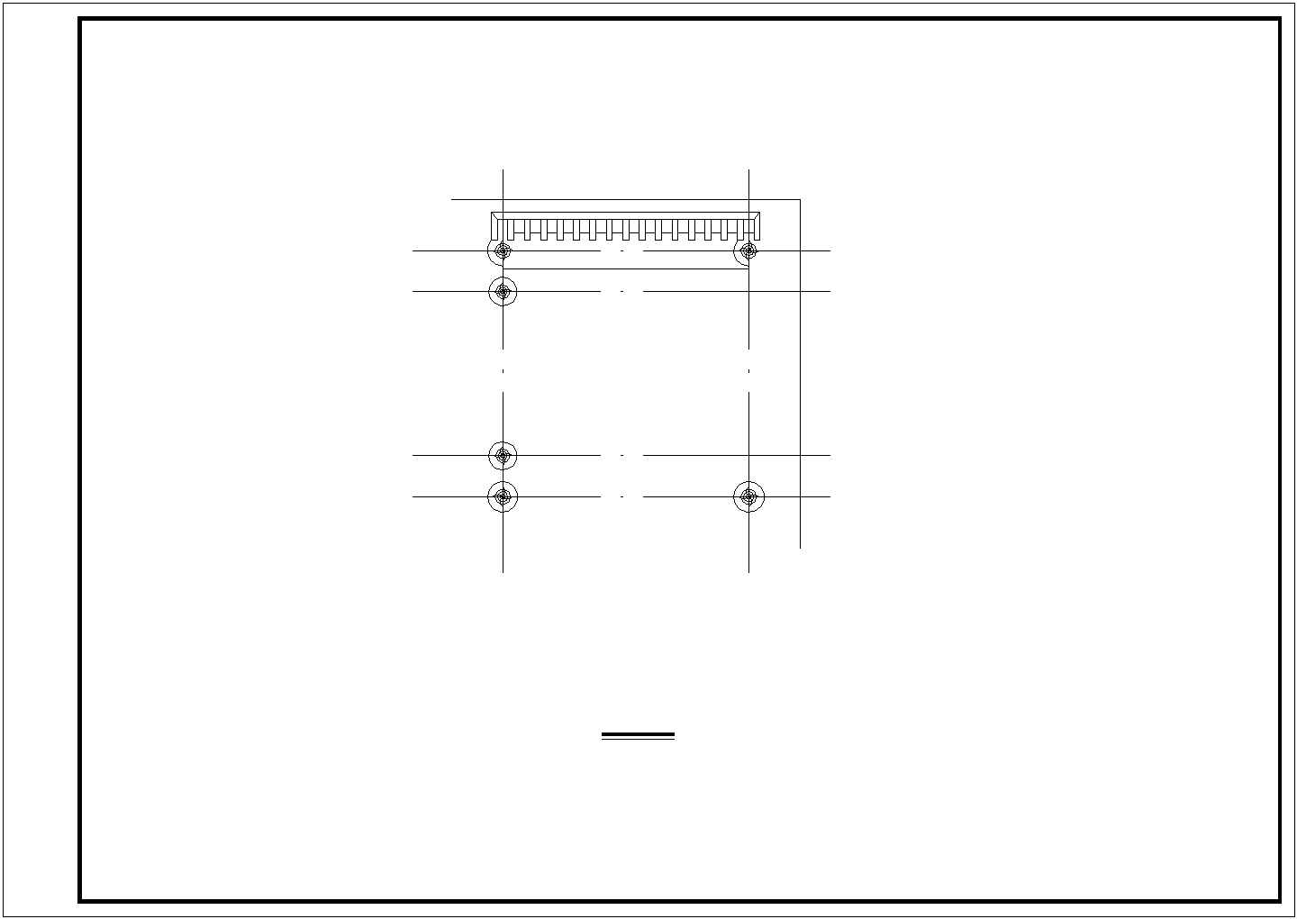 某地亭廊建筑设计方案CAD施工图