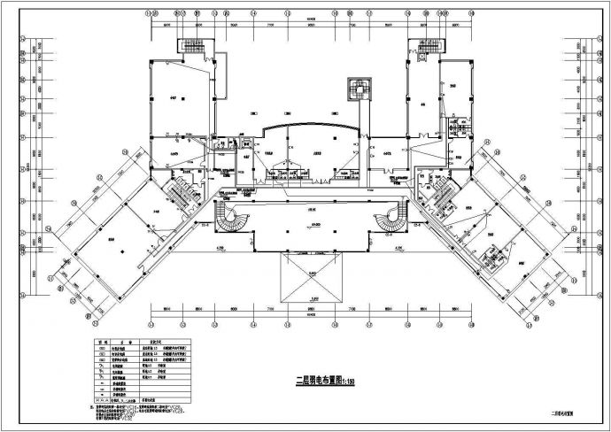 某地区高档会所房间电气设计CAD图_图1