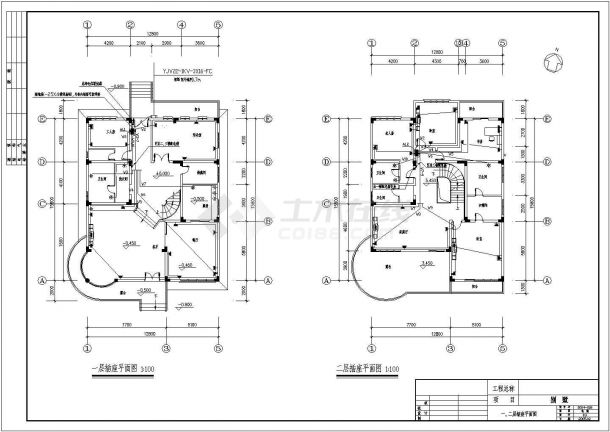 住宅楼全套具体电气设计施工CAD图-图二