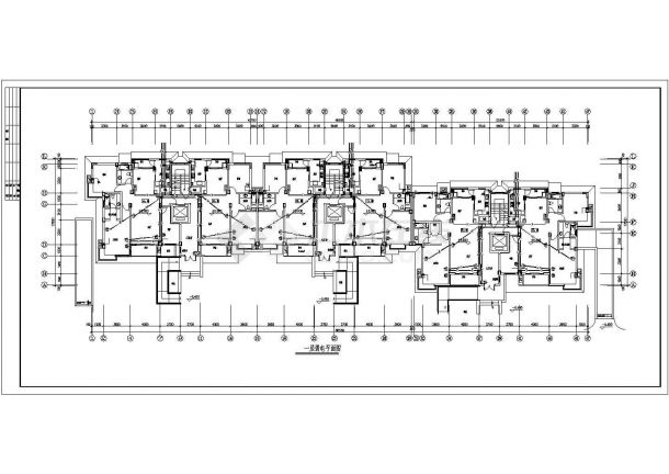 住宅楼全套电气设计施工具体CAD图纸-图二