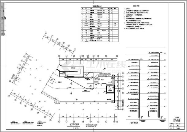 大住宅楼全套施工和电气设计具体CAD图-图一