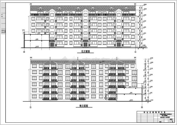 某高档小区59#住宅施工设计CAD图纸-图一