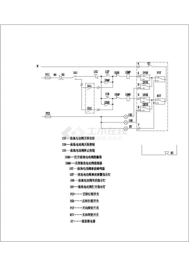 北科某温控系统电气设计图（含详图）-图一