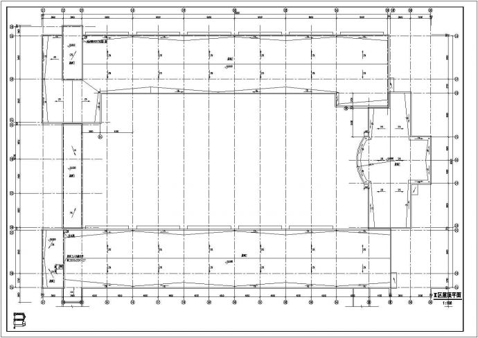 某地区教学楼建筑cad设计方案图纸_图1