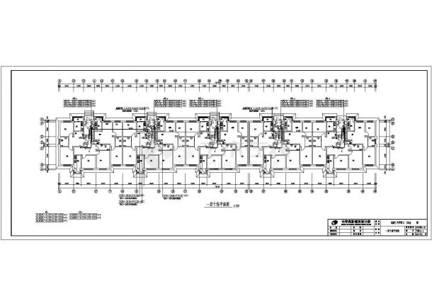 某小区6层住宅楼电气设计全套施工图-图二